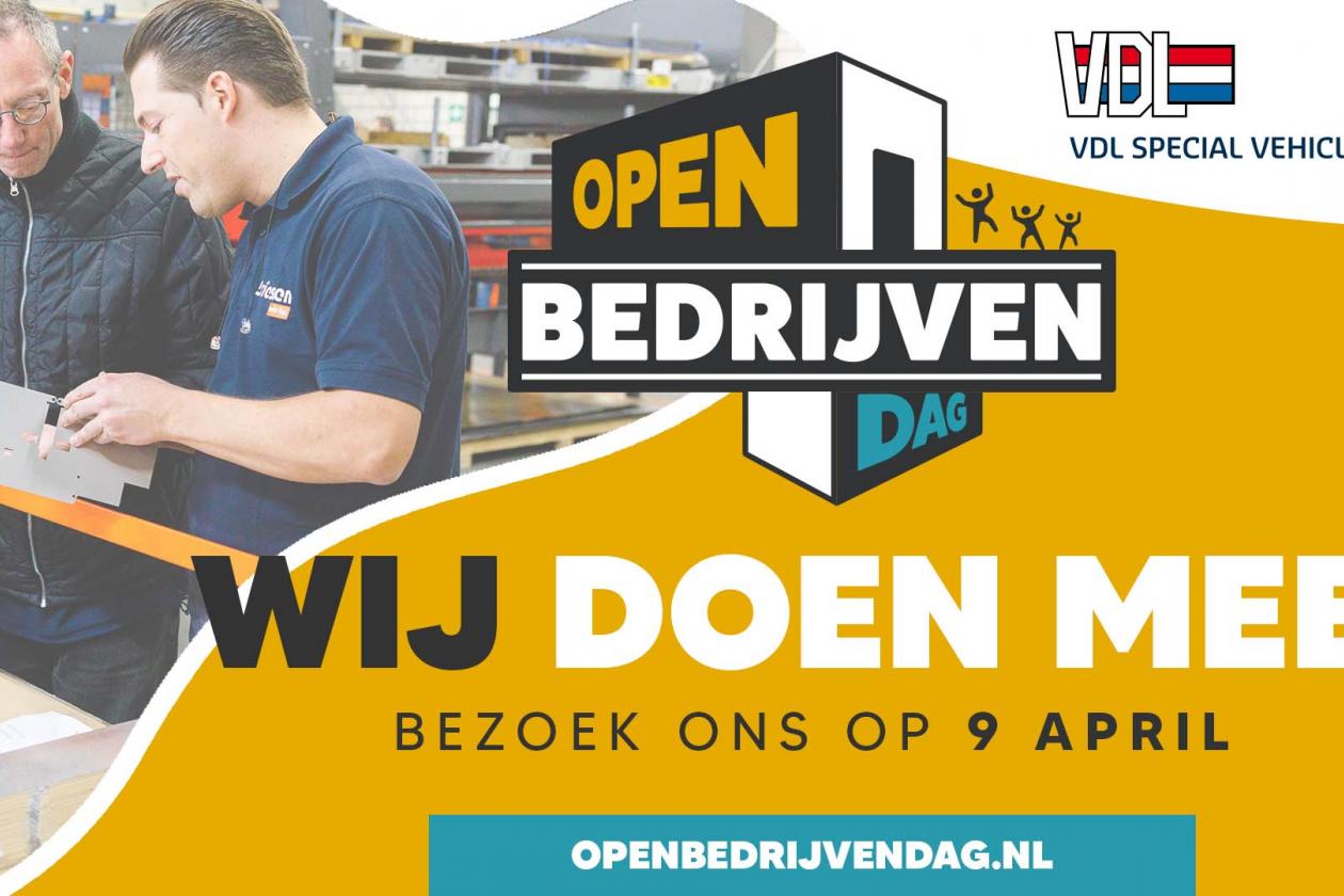 VDL Special Vehicles neemt deel aan Open Bedrijven Dag!